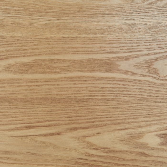 Tavolo da pranzo in frassino naturale MDF gomma 150 x 90 cm gambe rettangolari in legno impiallacciato naturale finitura minimalista scandinava