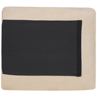 Poltrona moderna in velluto Beige con gambe nere Stile Retrò Moderno