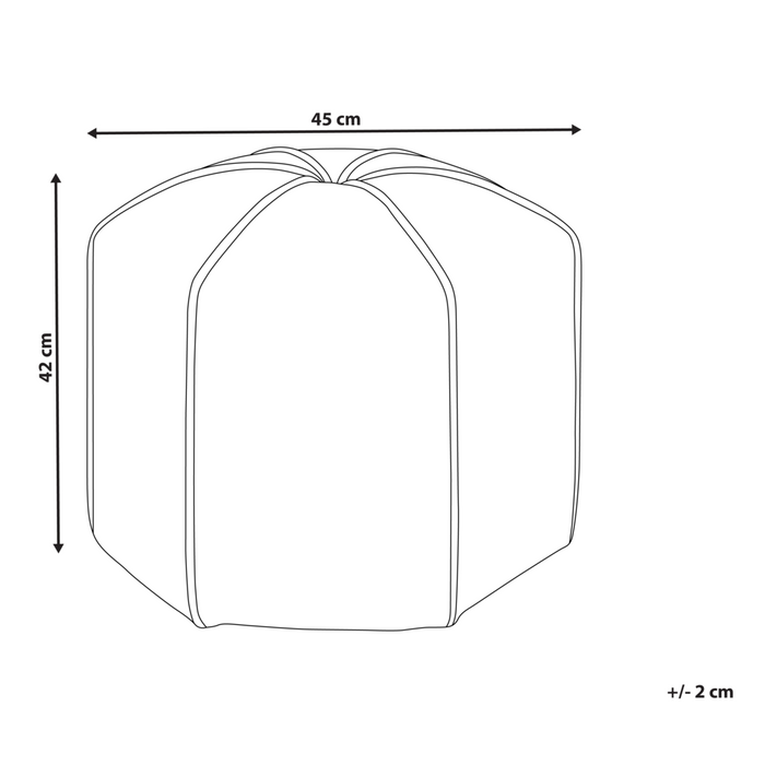 Pouf poggiapiedi moderno rotondo in tessuto di lino Beige soggiorno camera da letto