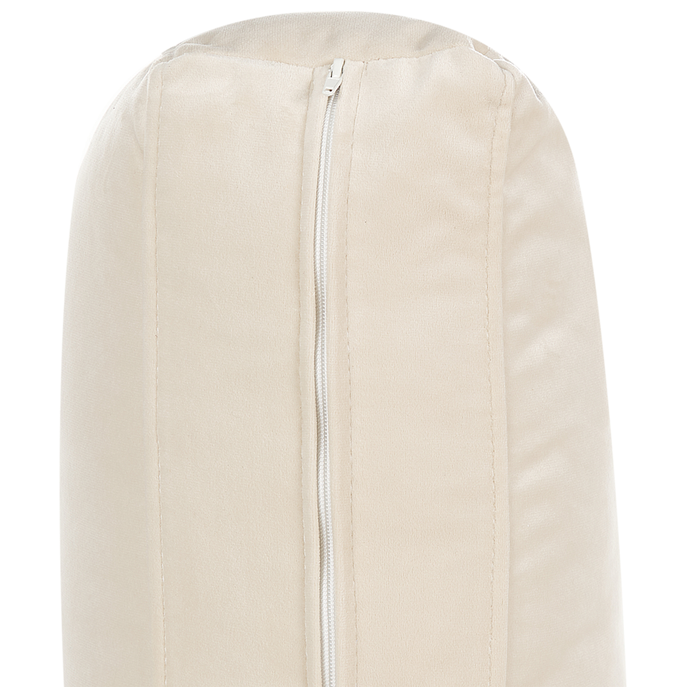 Divano angolare moderno in velluto beige chiaro con gambe nere a 4 posti Stile Retrò Moderno