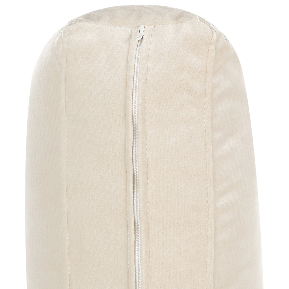 Divano moderno in velluto beige chiaro a 3 posti con Gambe nere Stile Retrò Moderno