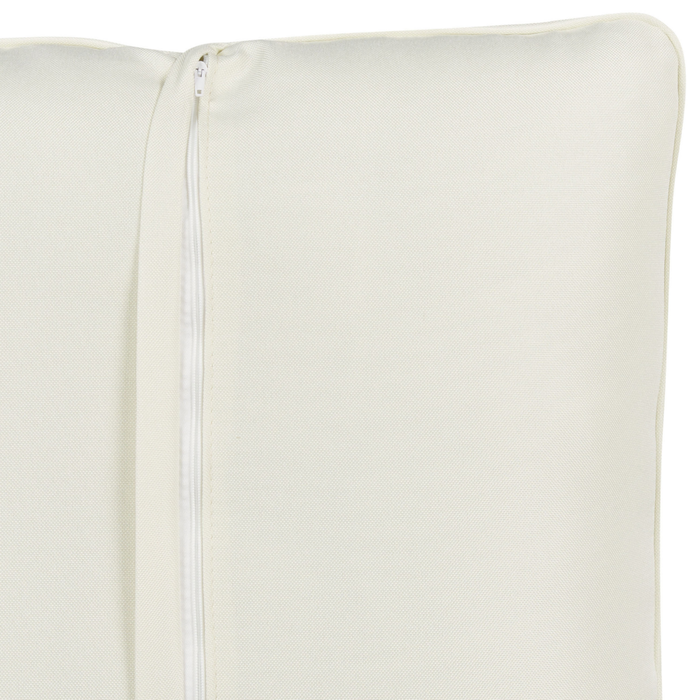 Divano 3 posti imbottito in velluto bianco sporco con sedile e schienale imbottiti con gambe in legno