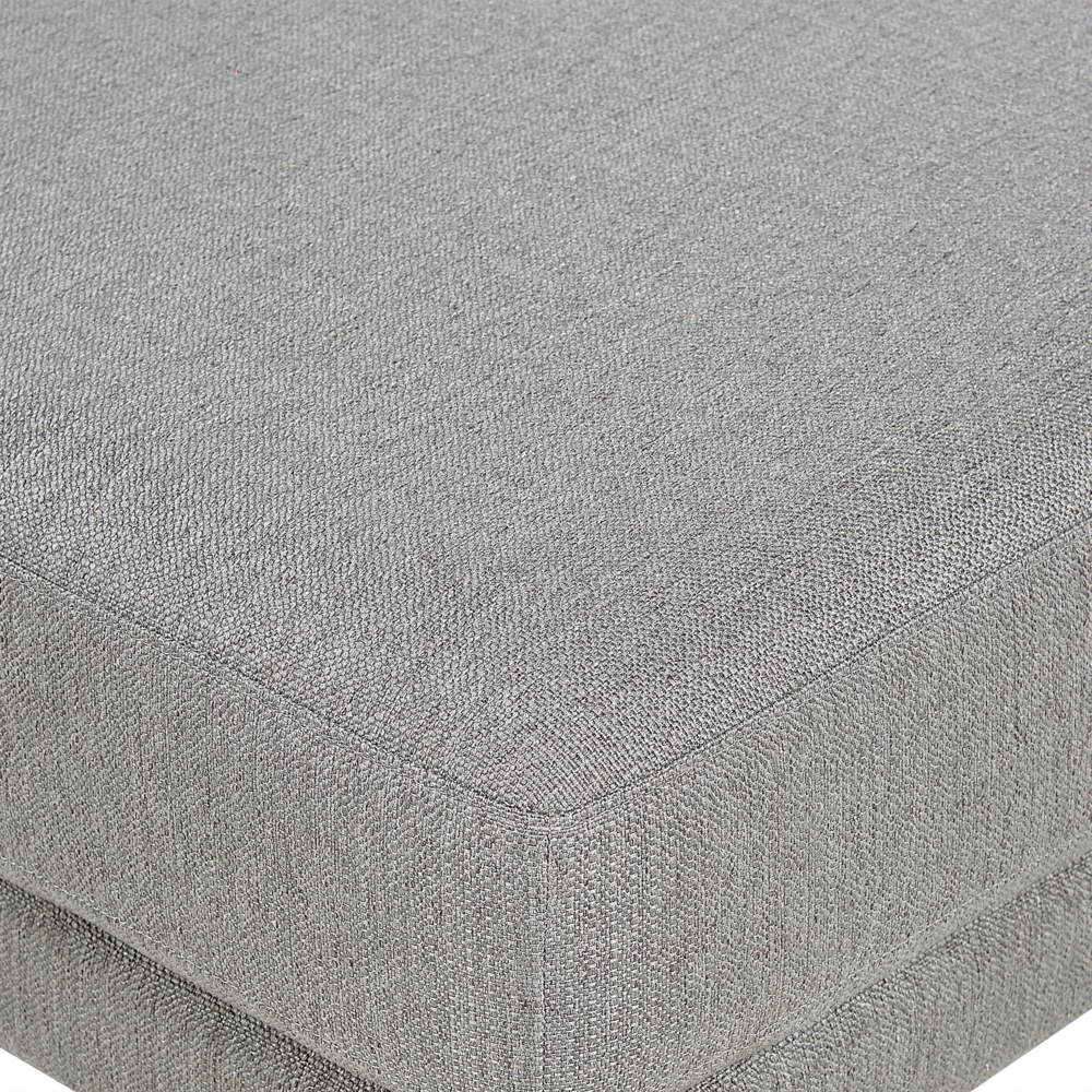 Divano a 3 posti Grigio chiaro in tessuto poliestere imbottito Divano Cuscini supplementari