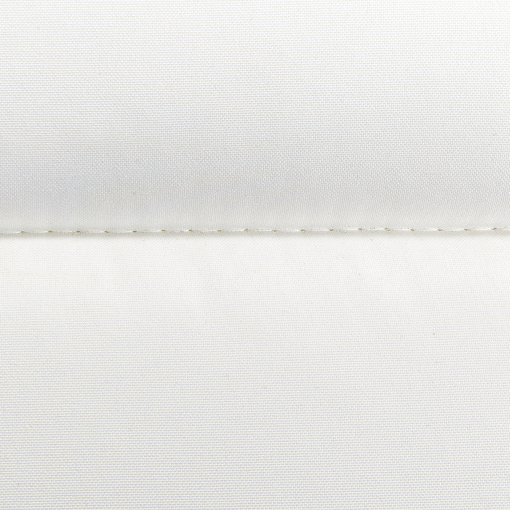 Cuscino per Lettino in Tessuto bianco con Cuscino per Testa 180 x 60 cm cuscino sdraio esterno