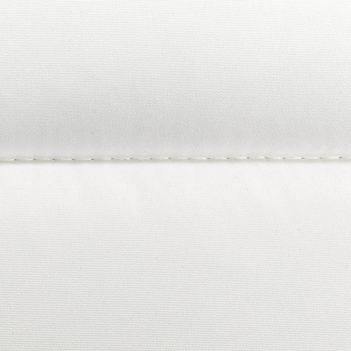 Cuscino per Lettino in Tessuto bianco con Cuscino per Testa 180 x 60 cm cuscino sdraio esterno