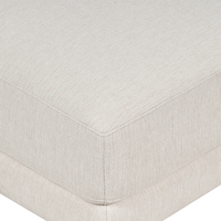 Divano a 3 posti Bianco Sporco in tessuto poliestere imbottito Divano Cuscini supplementari