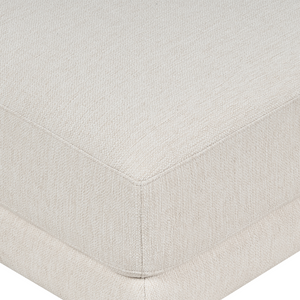 Divano a 3 posti Bianco Sporco in tessuto poliestere imbottito Divano Cuscini supplementari