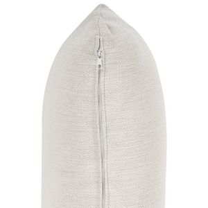 Divano a 3 posti Bianco Sporco in tessuto poliestere imbottito Divano Cuscini supplementari