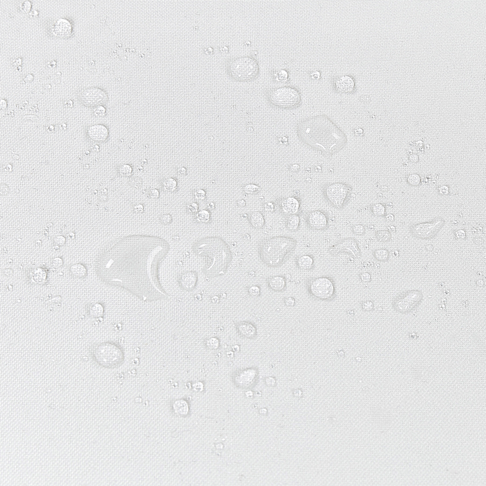 Cuscino Seduta da Panca da Giardino per Esterno in Poliestere bianco 112 x 54 cm resistente all acqua