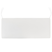 Cuscino per panca da giardino grigio chiaro 108 x 45 cm resistenti ai raggi UV giardino balcone terrazza esterno