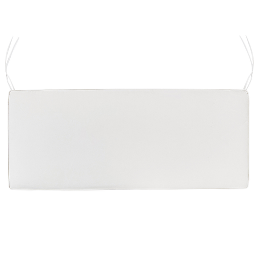 Cuscino per panca da giardino grigio chiaro 108 x 45 cm resistenti ai raggi UV giardino balcone terrazza esterno