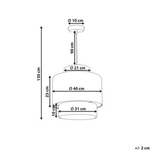 Lampada a sospensione Paralume in rafia naturale con foglie di palma Stile bohémien