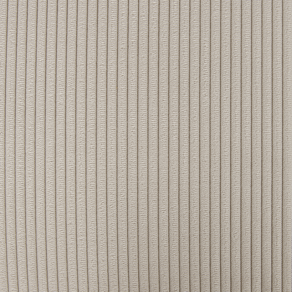 Ottomana moderna quadrata in velluto a coste beige 80 x 80 x 35 cm stile Contemporaneo soggiorno