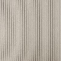 Ottomana moderna quadrata in velluto a coste beige 80 x 80 x 35 cm stile Contemporaneo soggiorno