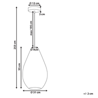 Lampada a sospensione con paralume in corda di cotone beige Japandi Stile naturale