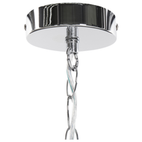 Lampadario Cristallo Bianco 6 Lampadine Glamour Soggiorno Camera da Letto