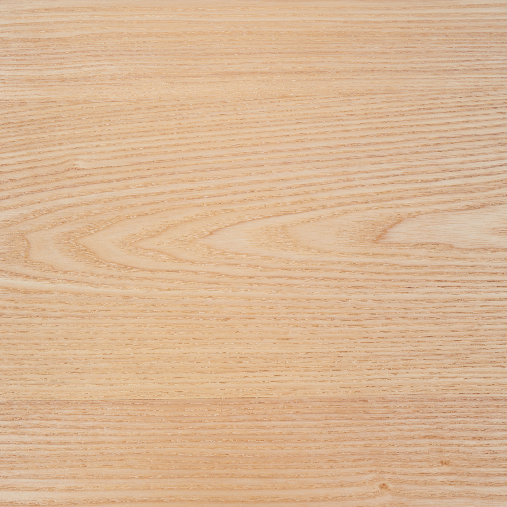 Tavolo da pranzo in legno di frassino chiaro MDF 200 x 100 cm Piano impiallacciato in frassino Design moderno Base a canale