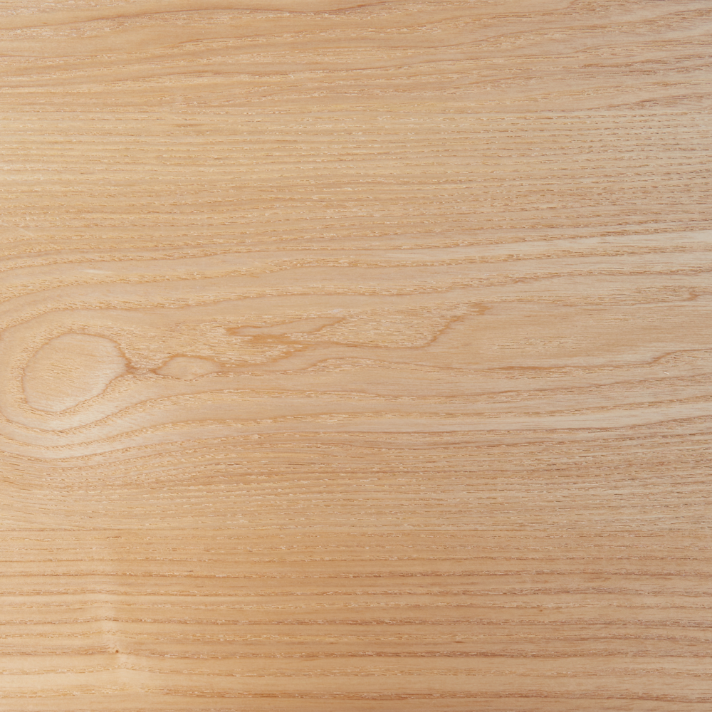 Tavolo da pranzo in legno di frassino chiaro MDF 180 x 95 cm Piano impiallacciato in frassino Design moderno Base a canale