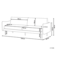 Divano moderno in velluto grigio a 3 posti con Gambe nere Stile Retrò Moderno
