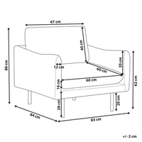 Poltrona moderna in velluto grigio con gambe nere Stile Retrò Moderno