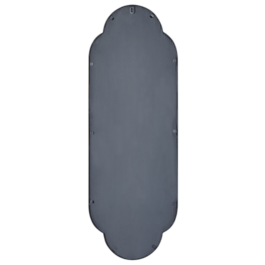 Specchio da parete in metallo nero 36 x 102 cm Specchio decorativo da parete in stile vinatge da appendere.