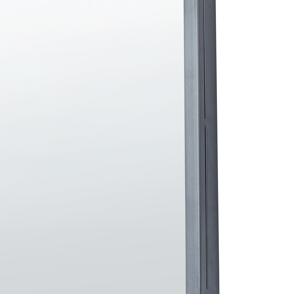 Specchio da parete in metallo nero 36 x 102 cm Specchio decorativo da parete in stile vinatge da appendere.