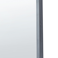 Specchio da parete in metallo nero 36 x 102 cm Specchio decorativo da parete in stile vinatge da appendere.