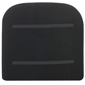 Poltrona in velluto nero con schienale in metallo dorato Stile Glamour moderno