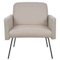 Poltrona tessuto Verde Scuro Snelle Gambe In Metallo Nero Moderno Soggiorno Retrò