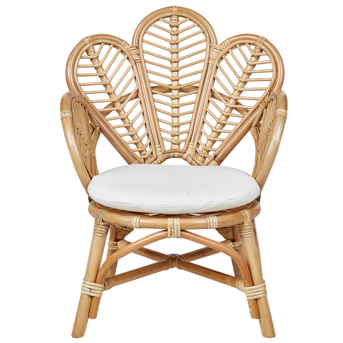 Sedia pavone sedia in cotone rattan per sedile giardino esterno interno boho per bambini