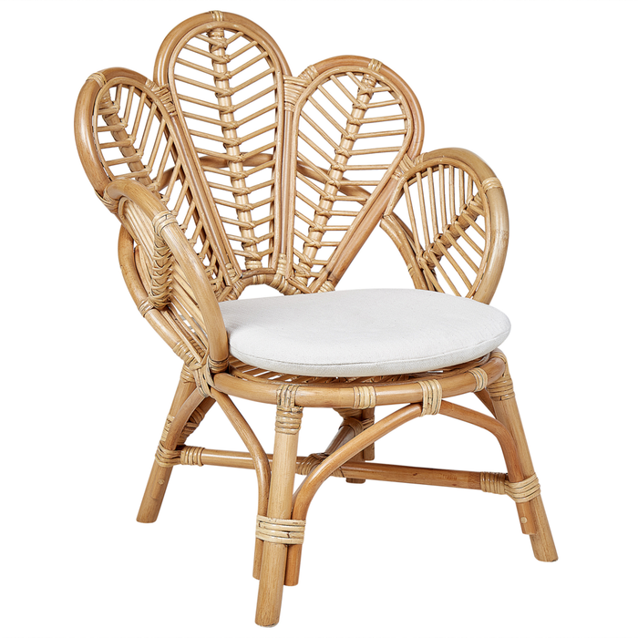 Sedia pavone sedia in cotone rattan per sedile giardino esterno interno boho per bambini