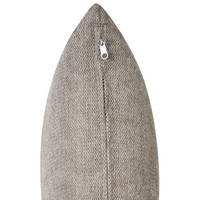 Divano angolare a 3 posti a sinistra Tessuto tortora Braccioli imbottiti a binario Cuscini aggiuntivi Stile moderno minimalista