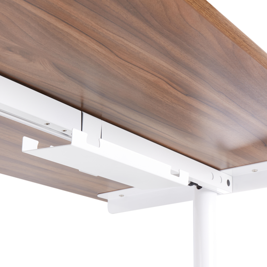 Portacavi in metallo bianco da fissare sotto la scrivania regolabile manualmente scrivania destin ufficio cameretta