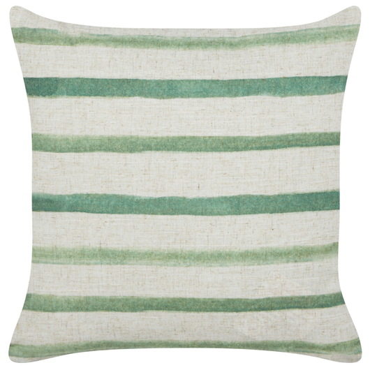 Cuscino Decorativo Motivo a strisce verde 45 x 45 cm Accessori Decorativi Glamour Vintage