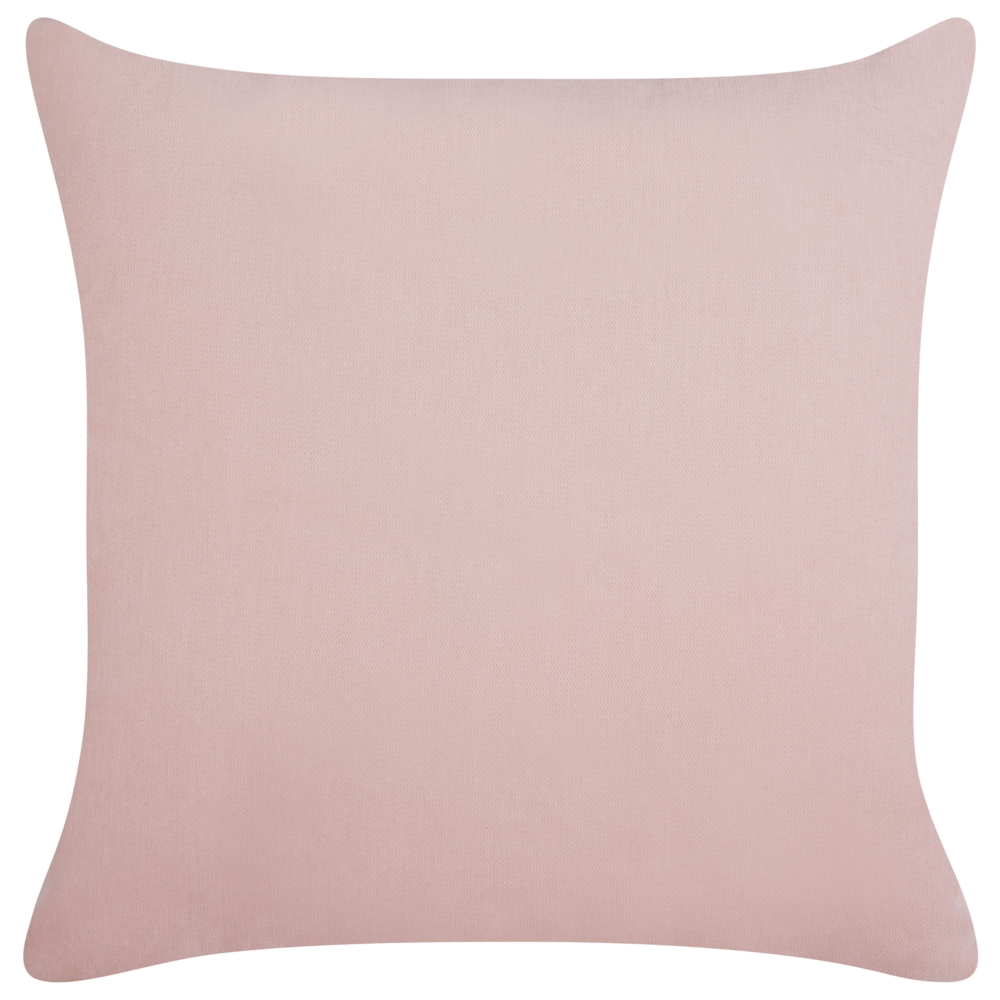 Cuscino decorativo Beige Tessuto 45 x 45 cm Motivo solido lavorato a maglia