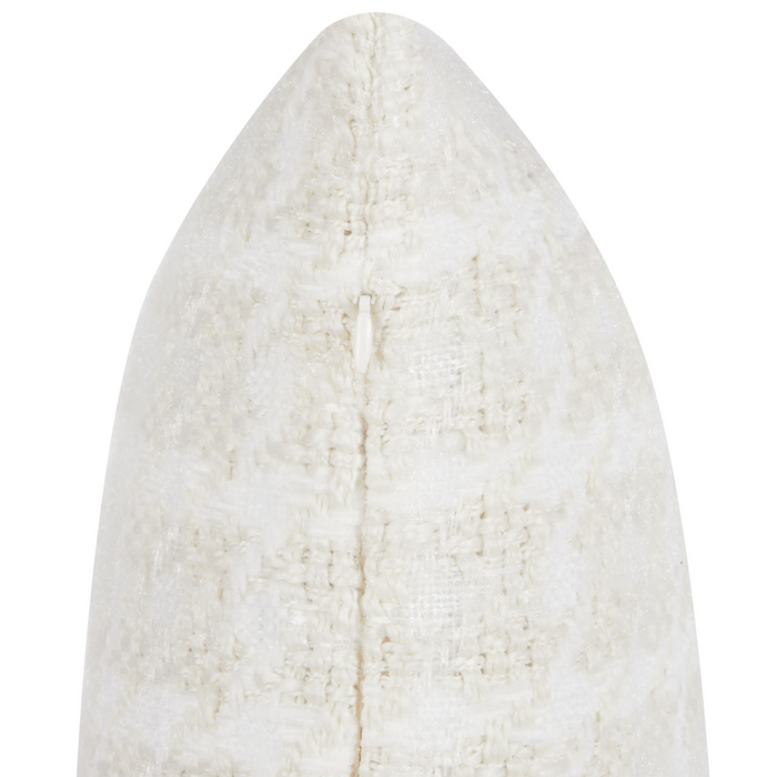 Set di 2 cuscini sparsi in tessuto beige 45 x 45 cm con motivo a scacchiera Rivestimento in stile tessile