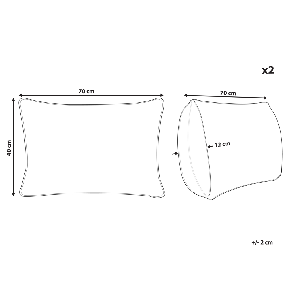 Set di 2 cuscini decorativi con motivo a scacchiera e nappe rettangolari nero e arancione 40 x 70 cm camera da letto soggiorno stile retrò