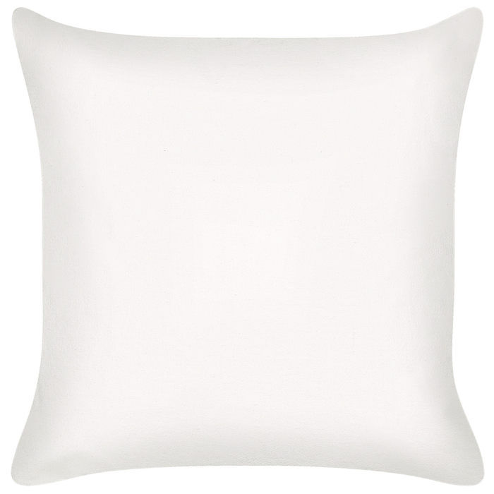 Set di 2 cuscini in cotone ricamati con motivo orientale beige 45 x 45 cm morbida imbottitura