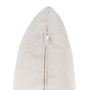 Divano angolare sinistro in tessuto Beige Tessuto Gambe in metallo 3 posti Stile minimalista