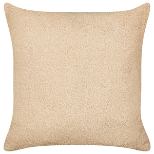 Set di 2 cuscini decorativi Sand Beige Boucle 45 x 45 cm fodera rimovibile con cerniera Accessori decorativi Boho