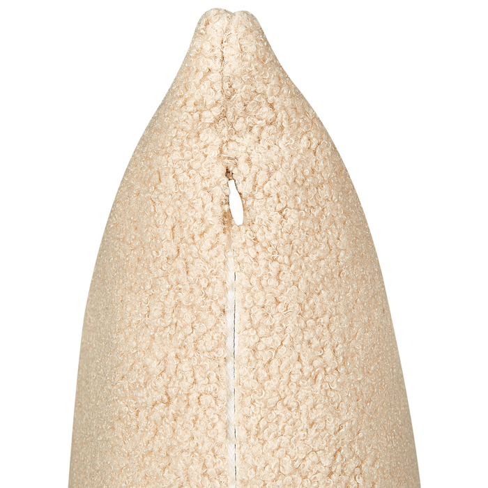 Set di 2 cuscini decorativi Sand Beige Boucle 45 x 45 cm fodera rimovibile con cerniera Accessori decorativi Boho