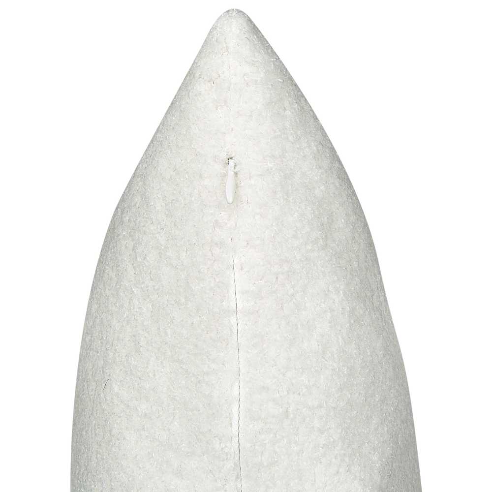 Set di 2 cuscini decorativi Bianco Boucle 45 x 45 cm fodera rimovibile con cerniera Accessori decorativi Boho