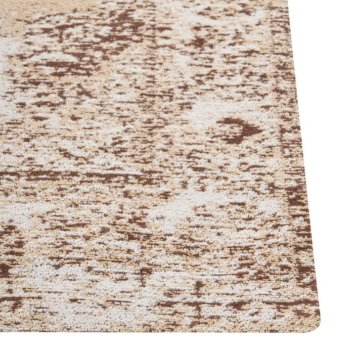 Tappeto Beige e Marrone 80 x 300 cm Orientale Soggiorno Camera da Letto