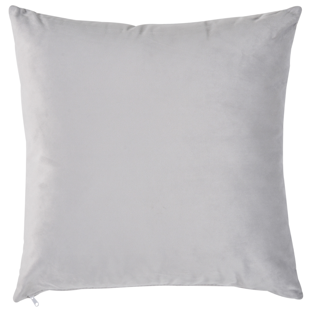 Chaise Longue in velluto grigio chiaro lato destro con contenitore stile moderno soggiorno