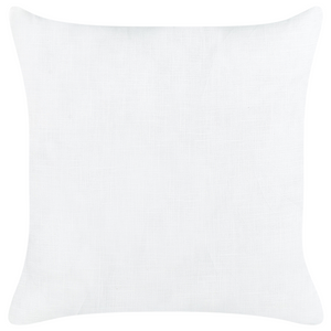 Set di 2 cuscini in lino e cotone bianco  con cerniera 50 x 50 cm accessori camera da letto