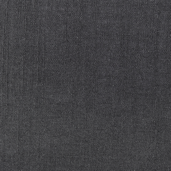 Set di 2 cuscini in lino e cotone nero sfoderabili con bottoni decorativi 30 x 50 cm soggiorno camera da letto