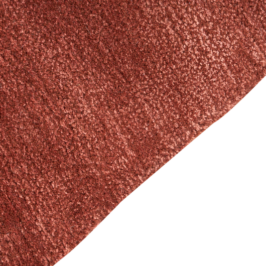 Tappeto moderno in viscosa e lana fatto a mano a forma di triangolo rosso scuro 160 x 230 cm Stile Moderno Glam