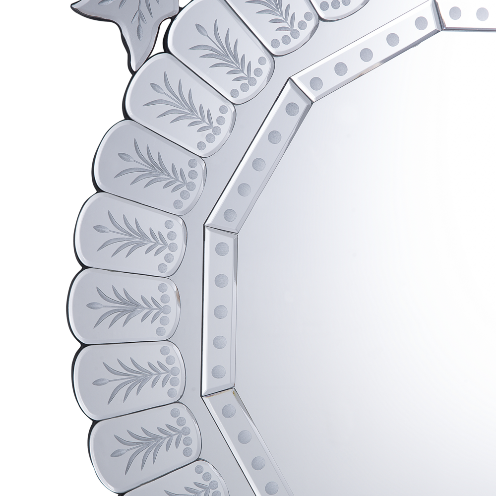 Specchio da parete argento 70 x 100 cm Design Cameretta per bambini Cameretta per bambini