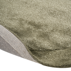 Tappeto Verde Viscosa e Lana Forma Irregolare 200 x 300 cm Stile Moderno Glam