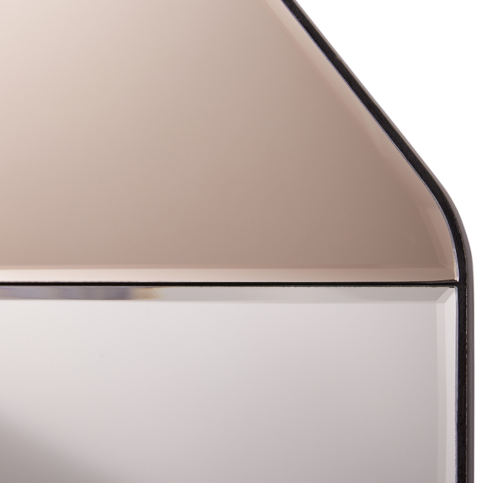 Cornice Multifoto Rame Vetro Plastica 52 x 52 cm Specchiata per 4 Foto 15x10 cm Collage Apertura